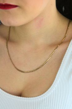 Złoty łańcuszek pancerka 585 – 2,7 mm, 60 cm 5688 (4).jpg